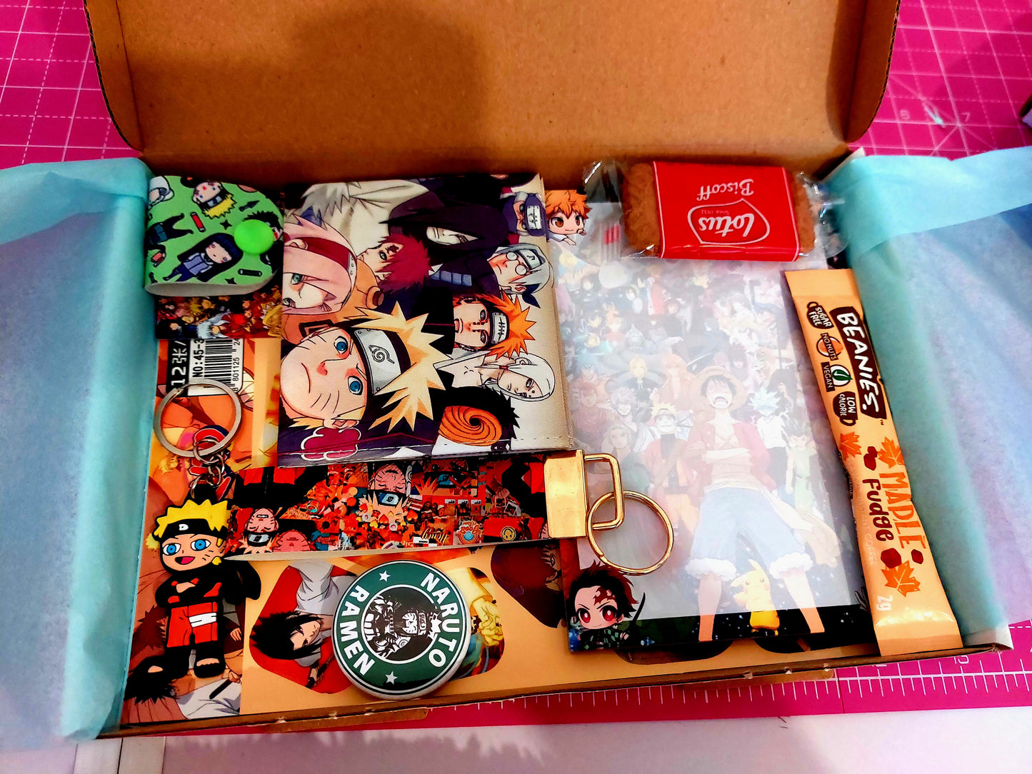 NARUTO ANIME Inspired Gift Box | anime gifts, manga, care package, anime birthday gift