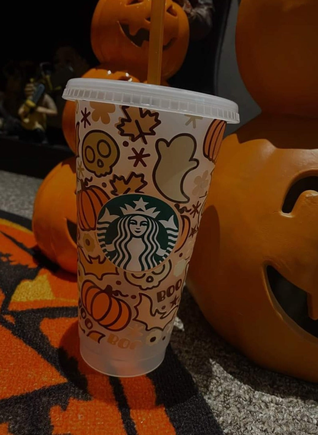 AUTUMN FALL HALLOWEEN Coffee Cold Cups | gifts for him, gifts for her