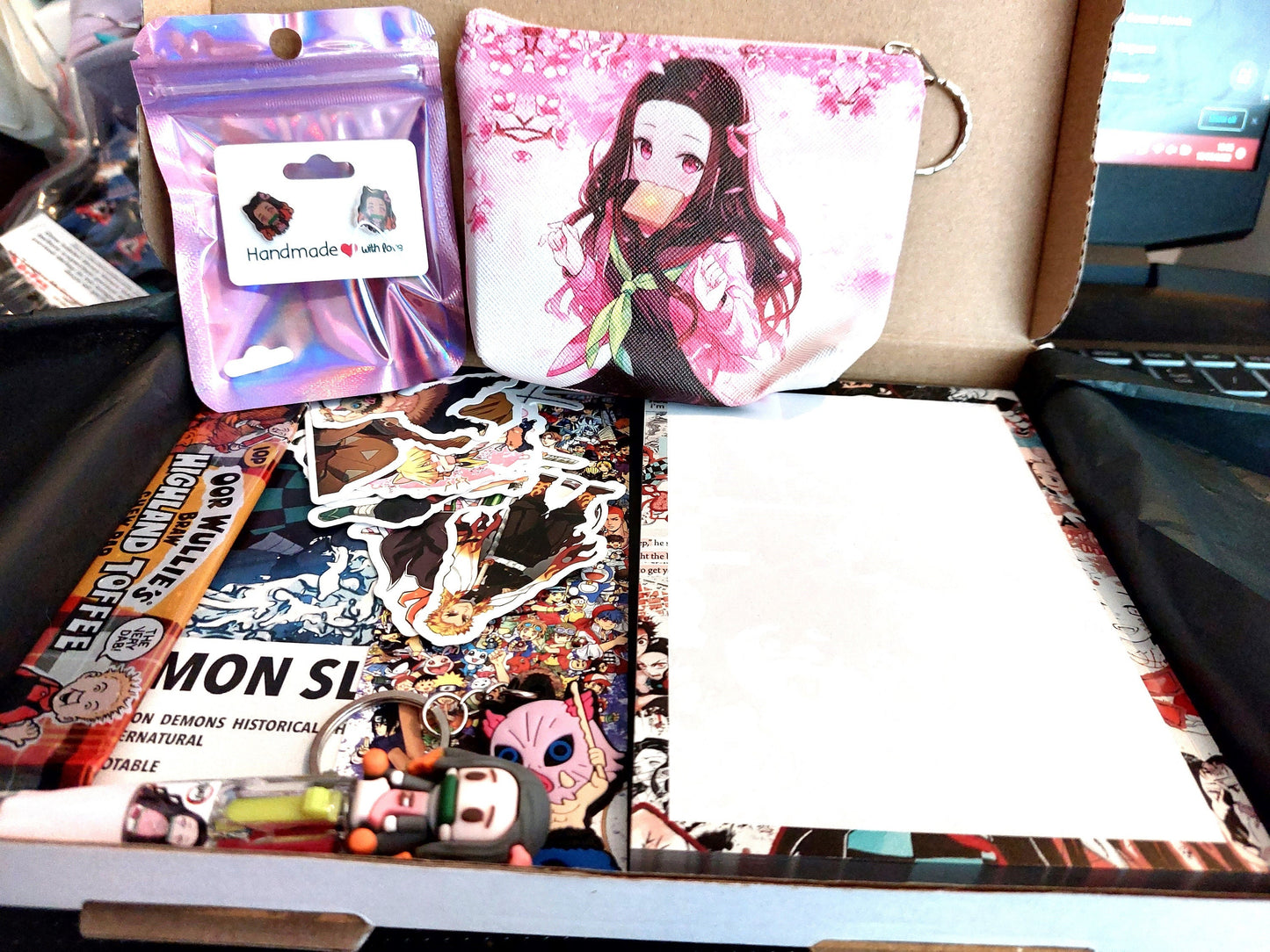 DEMON SLAYER ANIME Inspired Gift Box | anime gifts, manga, care package, anime birthday gift